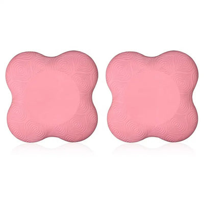 2Pcs 7.9x7.9 Inch Yoga Knee Pad Cushion, Non-slip Yoga Support Pad, Yoga Kneeling Pad, Thick Yoga Mat, Pilates Kneeling Pad for Knees, Wrists, Elbows