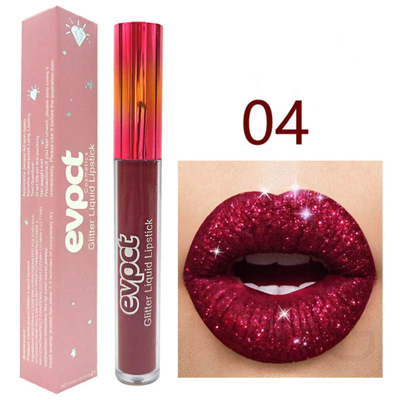 Metallic lip gloss lipstick