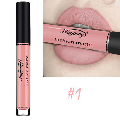 Non-stick matte lip gloss