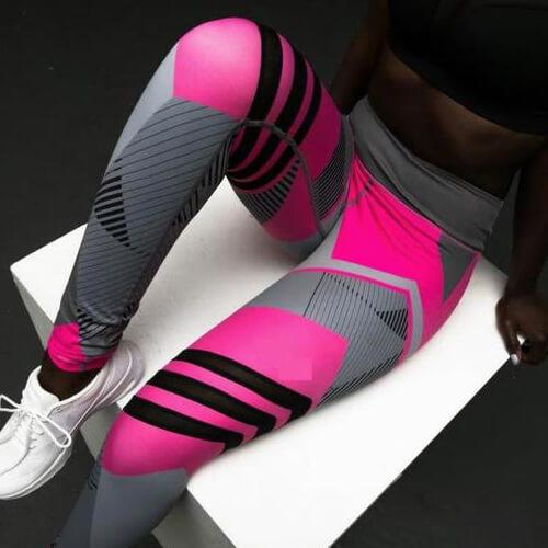 Reflective Sport Yoga Pants - Dignitestore Pink / L Yoga Pants