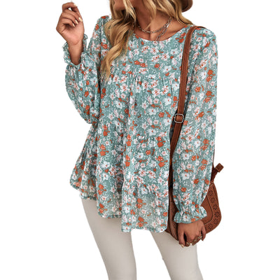 Women Summer Bohemian Casual Vacation Baggy Top