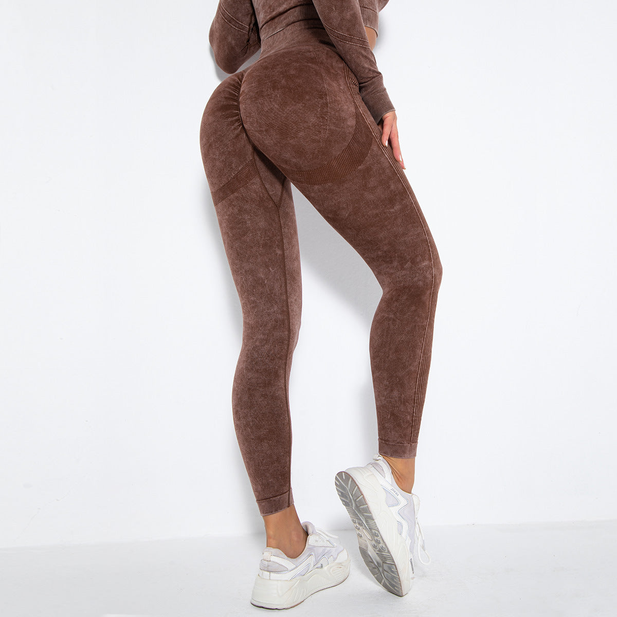 Fashion Sexy Peach Hip Wicking Yoga Pants - Dignitestore Coffee / S Leggings