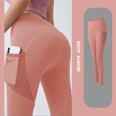 Women Tights Yoga Fitness Leggings With Pocket