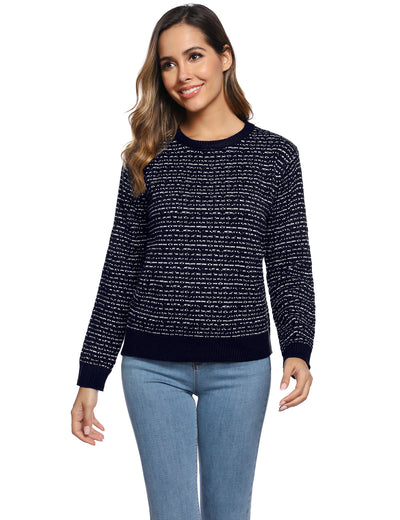 Women jacquard sweater