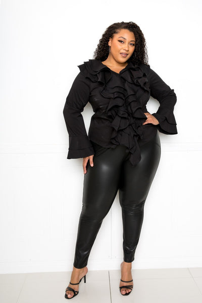 Voluminous Ruffle Shirt - Dignitestore