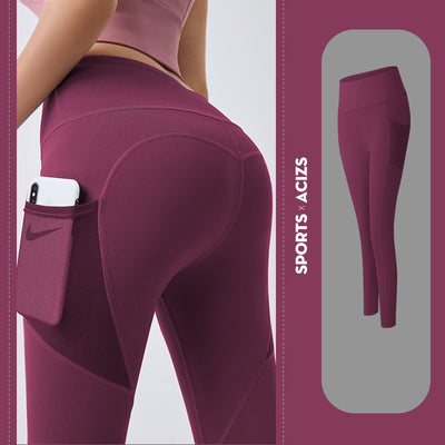 Women Tights Yoga Fitness Leggings With Pocket