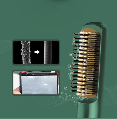 Portable USB Wireless Charging Straight Hair Comb
