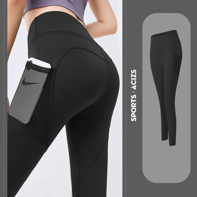 Women Tights Yoga Fitness Leggings With Pocket