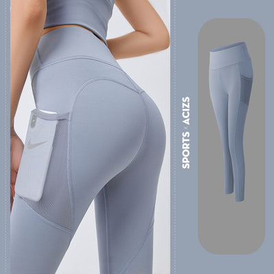 Women Tights Yoga Fitness Leggings With Pocket